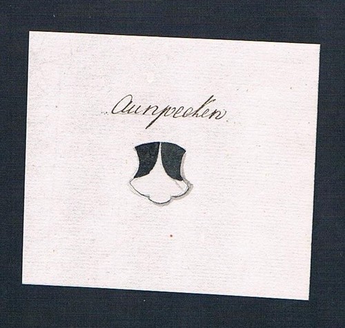 Aunpecken handschrift - jh.,