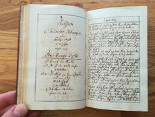 Buch Manuskript um 1800