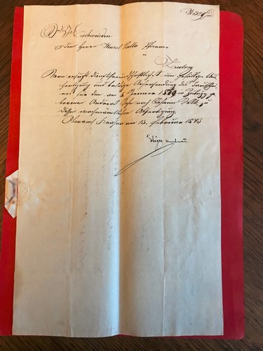 Altes dokument krasna zubri - altes,