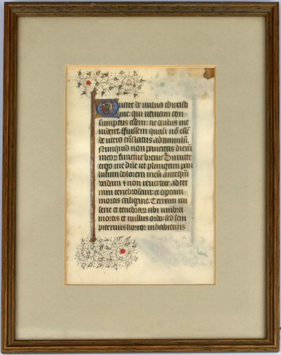 Illuminierte handschrift aus - handschrift,