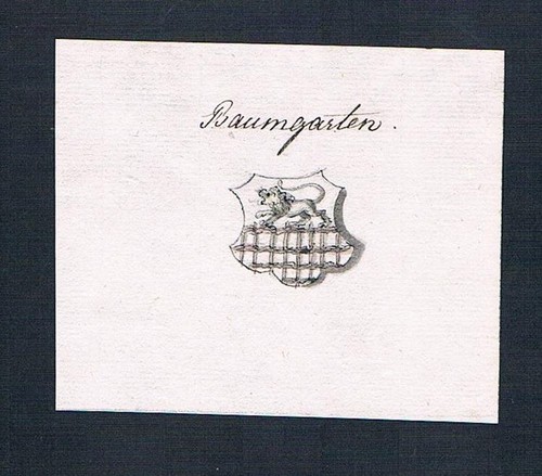 Baumgarten handschrift - 18., jh.