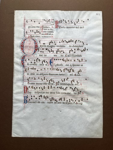 Antiphonar fragment seite - antiphonar,