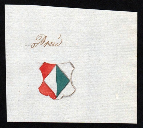 Preu breu handschrift - jh.,