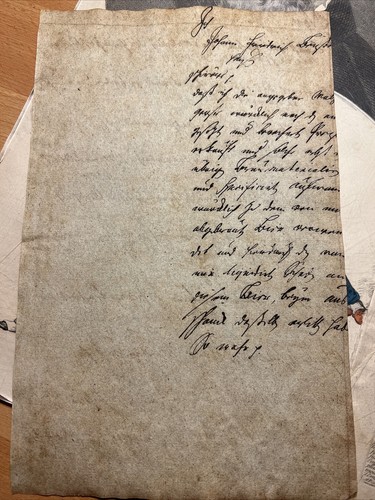 Original antike manuskript - antike,