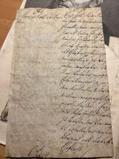 Original Antike Manuskript