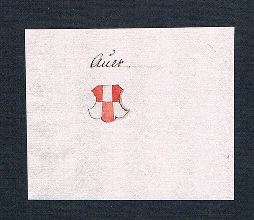 Auer handschrift au - 18., jh.