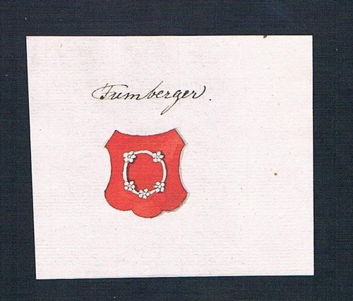Tumberger handschrift - 18.jh.,
