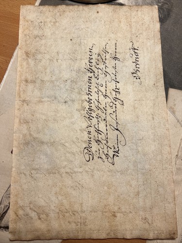 Original antike manuskript - antike,