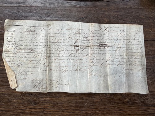 Original handschrift urkunde - handschrift,