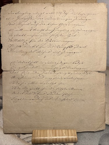 Original antike manuskript - antike,