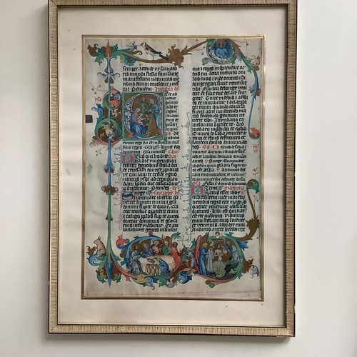 Illuminierte manuskriptseite - illuminierte,