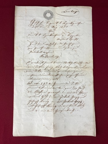 Antikes manuskript 1853 - antikes,