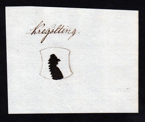 Kregalting handschrift - 18.,