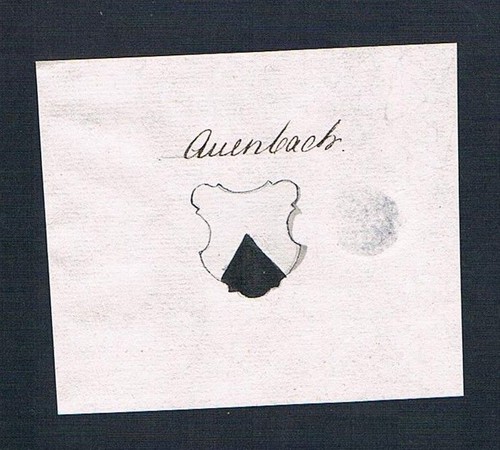 Auerbach handschrift - 18., jh.