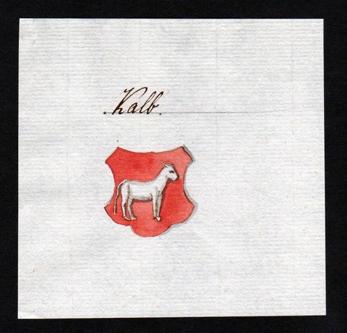 Kalb handschrift - kalb,