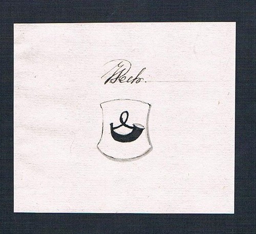 Wech handschrift - wech,