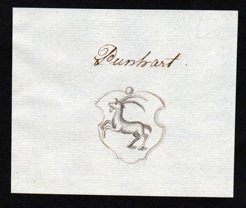 Punhart handschrift - jh.,